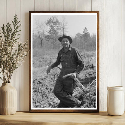 Sharecropper Plowing Field in Mississippi 1938