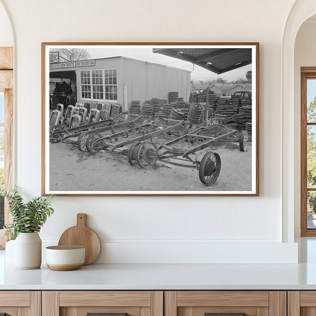 Vintage Auto Parts Display Corpus Christi Texas 1939