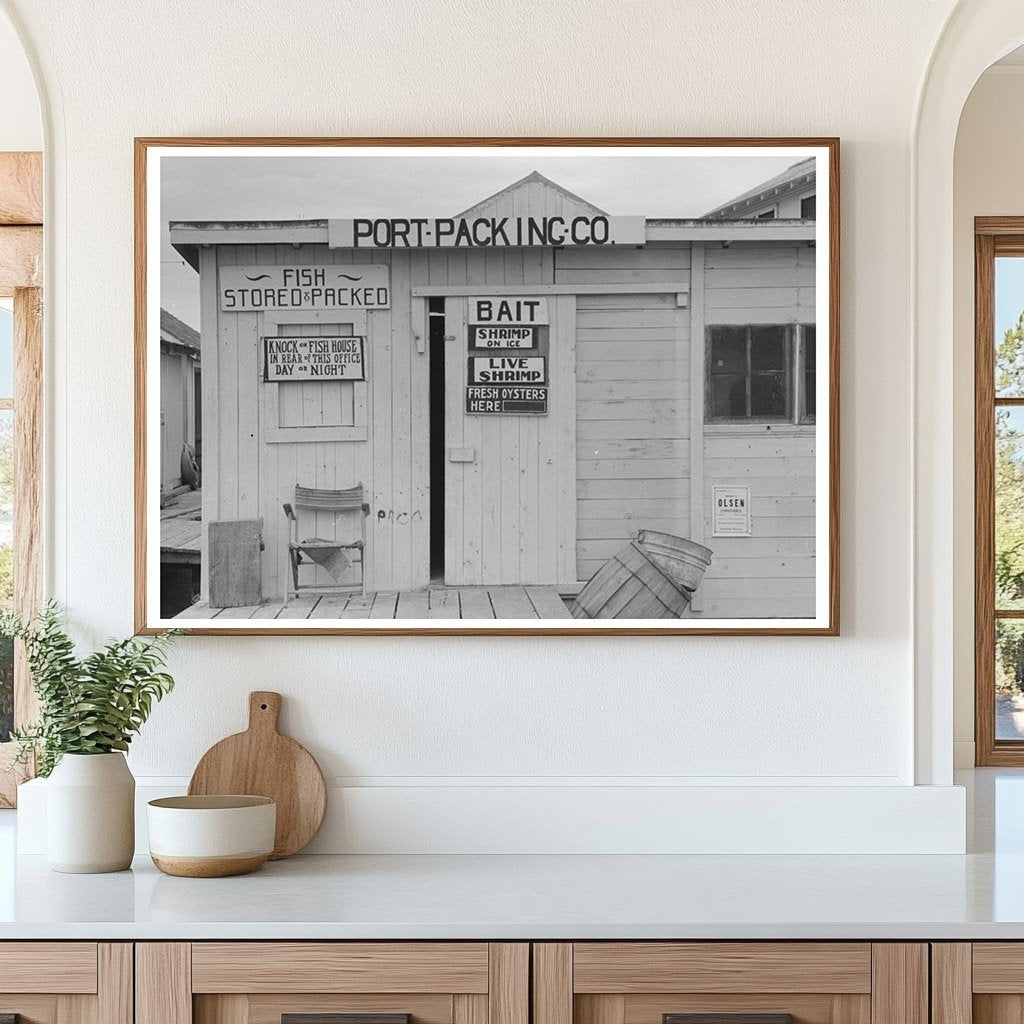 Fish House in Port Aransas Texas February 1939