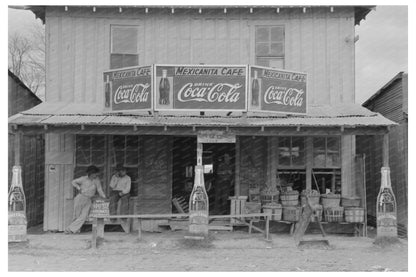 Vintage Café and Grocery Store in Robstown Texas 1939