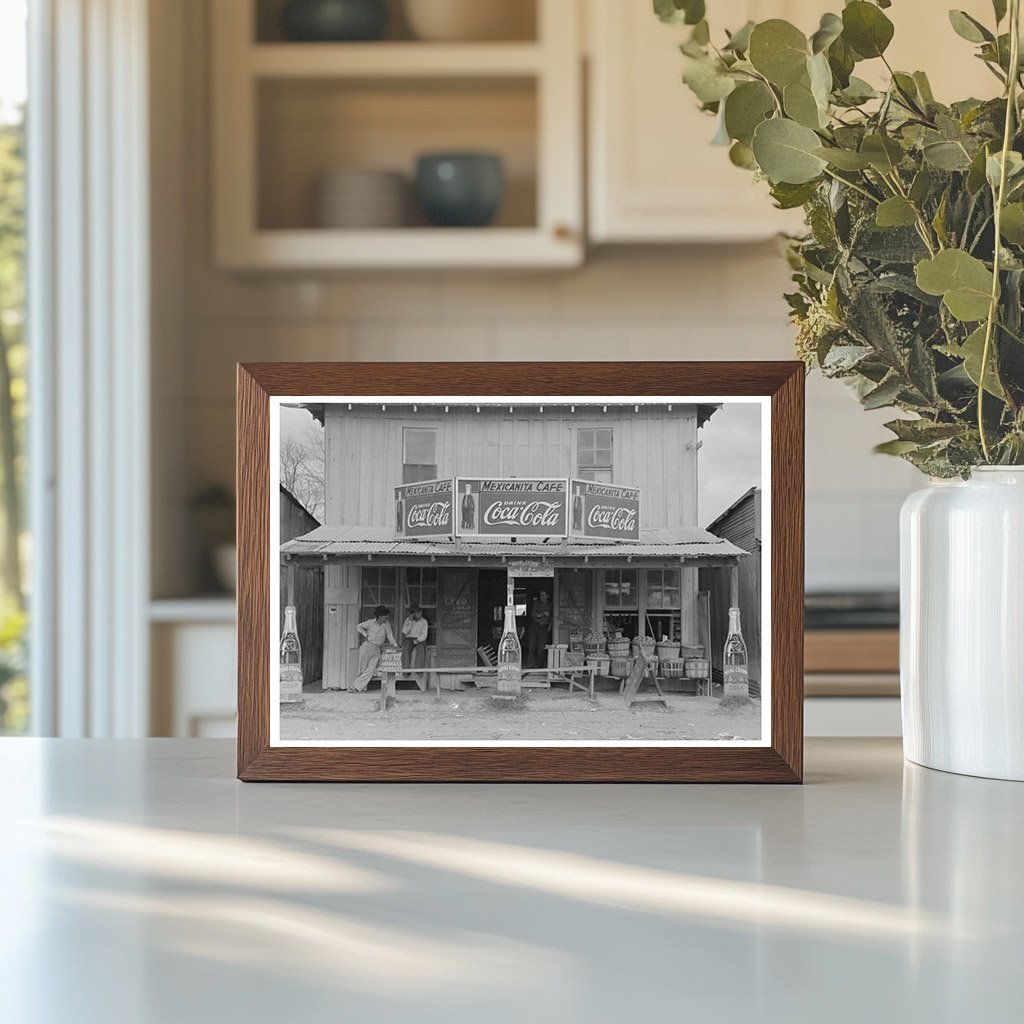 Vintage Café and Grocery Store in Robstown Texas 1939