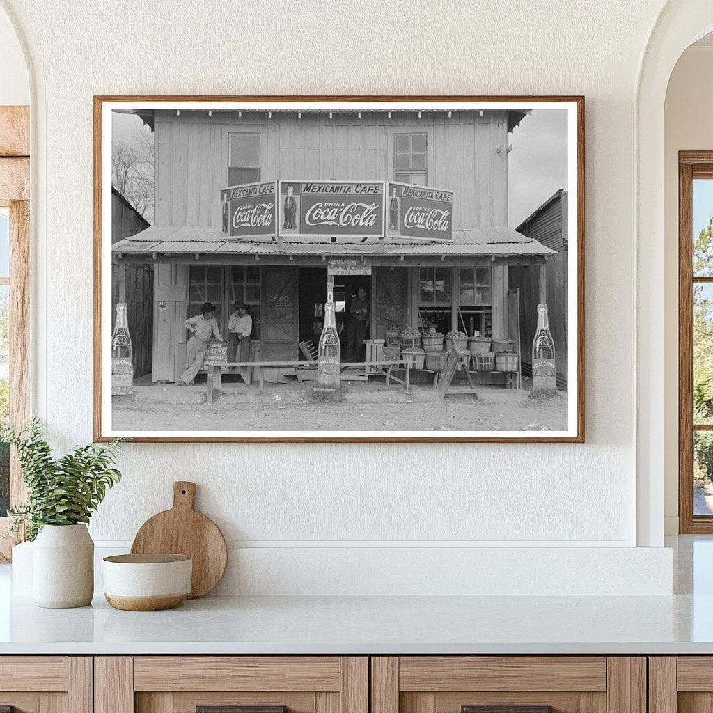 Vintage Café and Grocery Store in Robstown Texas 1939