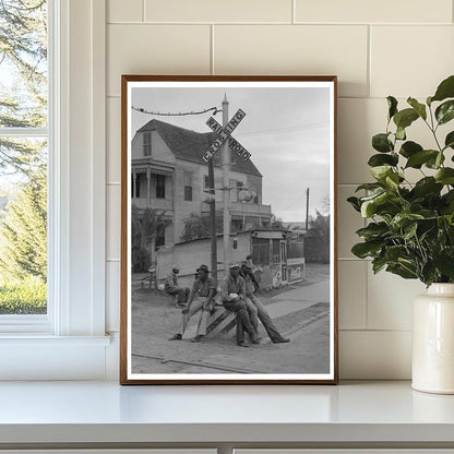 Vintage 1939 Railroad Crossing in Raymondville Texas