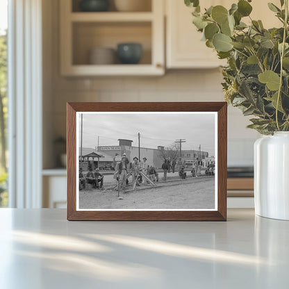 Day Laborers Await Work in Raymondville Texas 1939