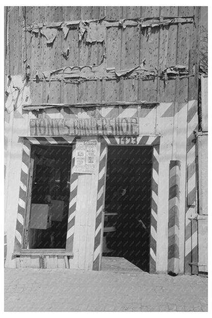 Barbershop in San Antonio Texas March 1939