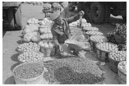 Vintage San Antonio Fruit and Vegetable Market 1939