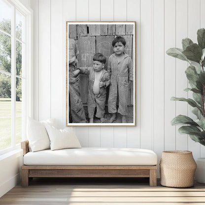 Mexican Children in San Antonio Texas March 1939 Vintage Photo