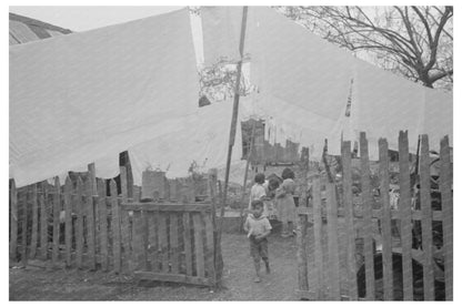 Backyard Laundry in San Antonio Texas March 1939