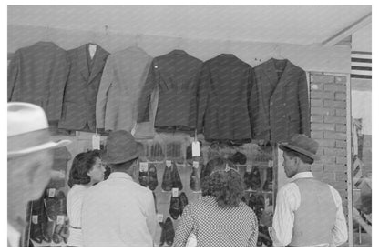 Vintage 1939 San Antonio Suit Shopping Scene