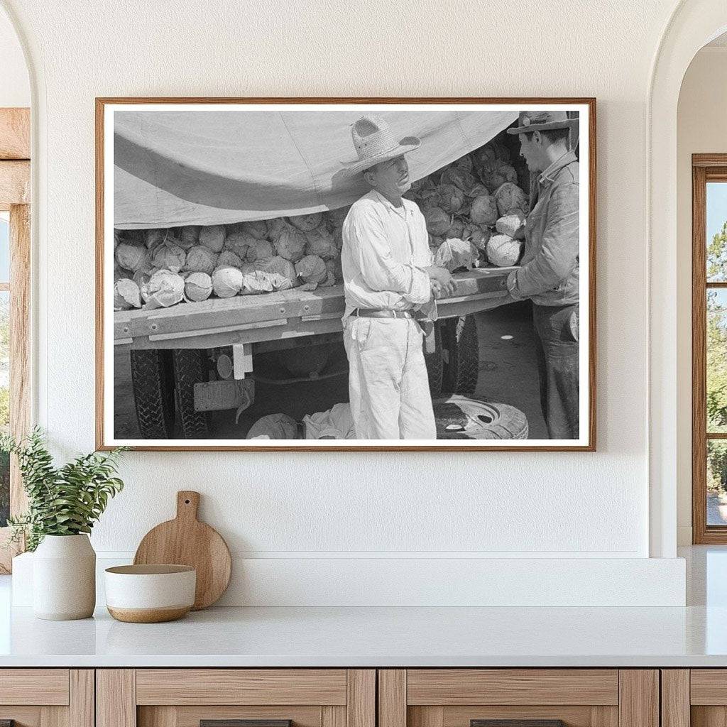 Vintage Vegetable Peddlers in San Antonio Texas 1939