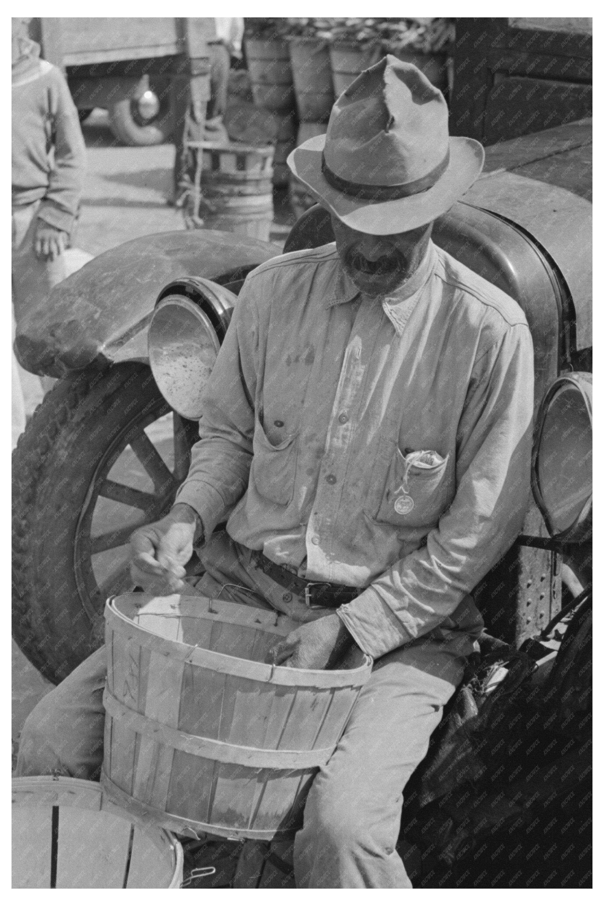 Mexican Individual Sorting Peas San Antonio 1939