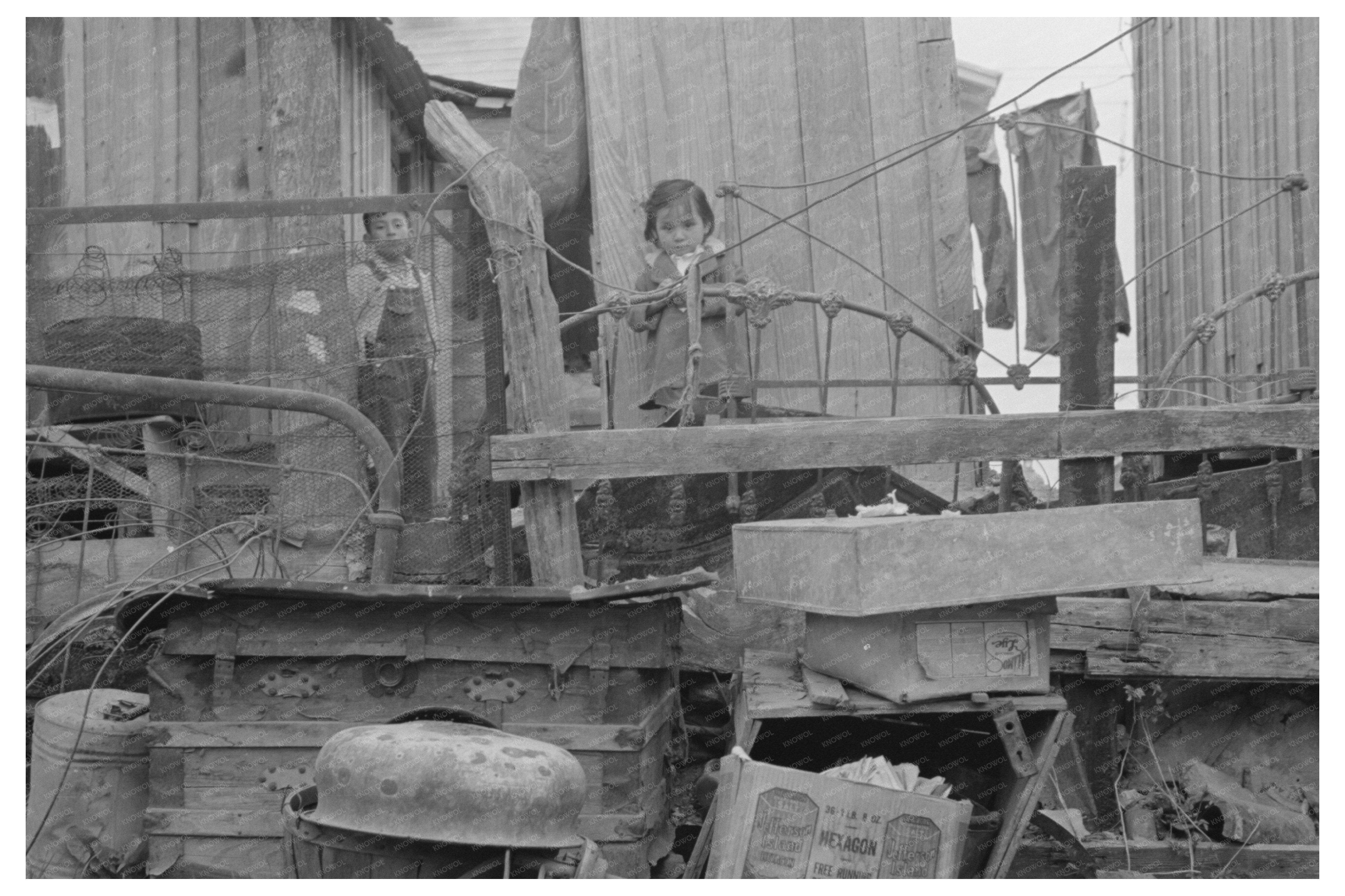 Vintage San Antonio Backyard Image March 1939