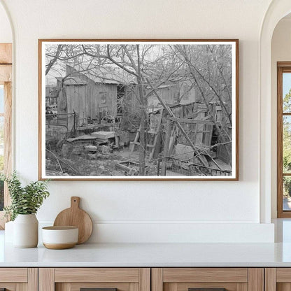 Backyard Scene in San Antonio Texas March 1939