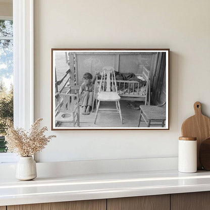 Mexican Family Home Porch San Antonio Texas 1939