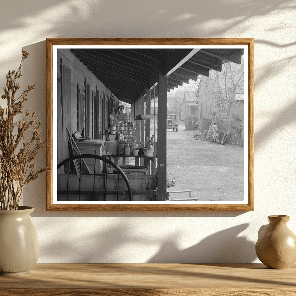 Mexican Houses and Corral in San Antonio Texas 1939