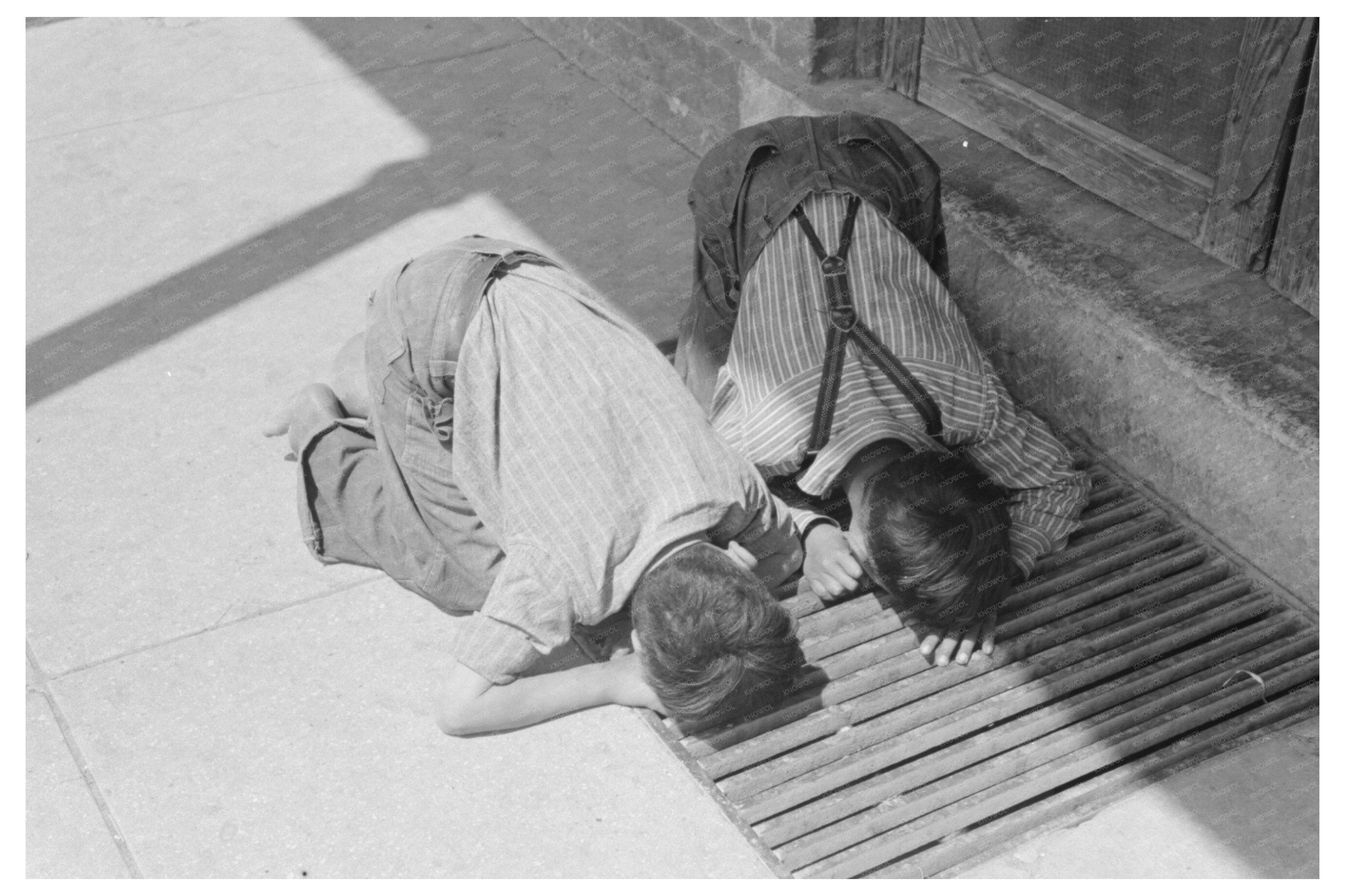 Mexican Boys in San Antonio Texas March 1939 Photo