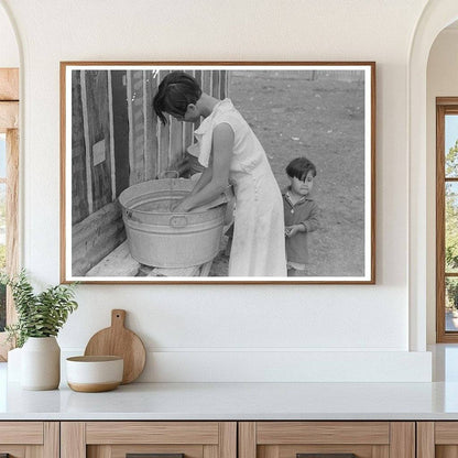 Water Delivery to Mexican Family San Antonio 1939