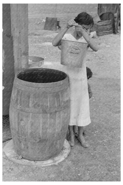 Mexican Family Water Supply System San Antonio 1939