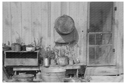 Unkempt Backyard of Mexican House in San Antonio 1939