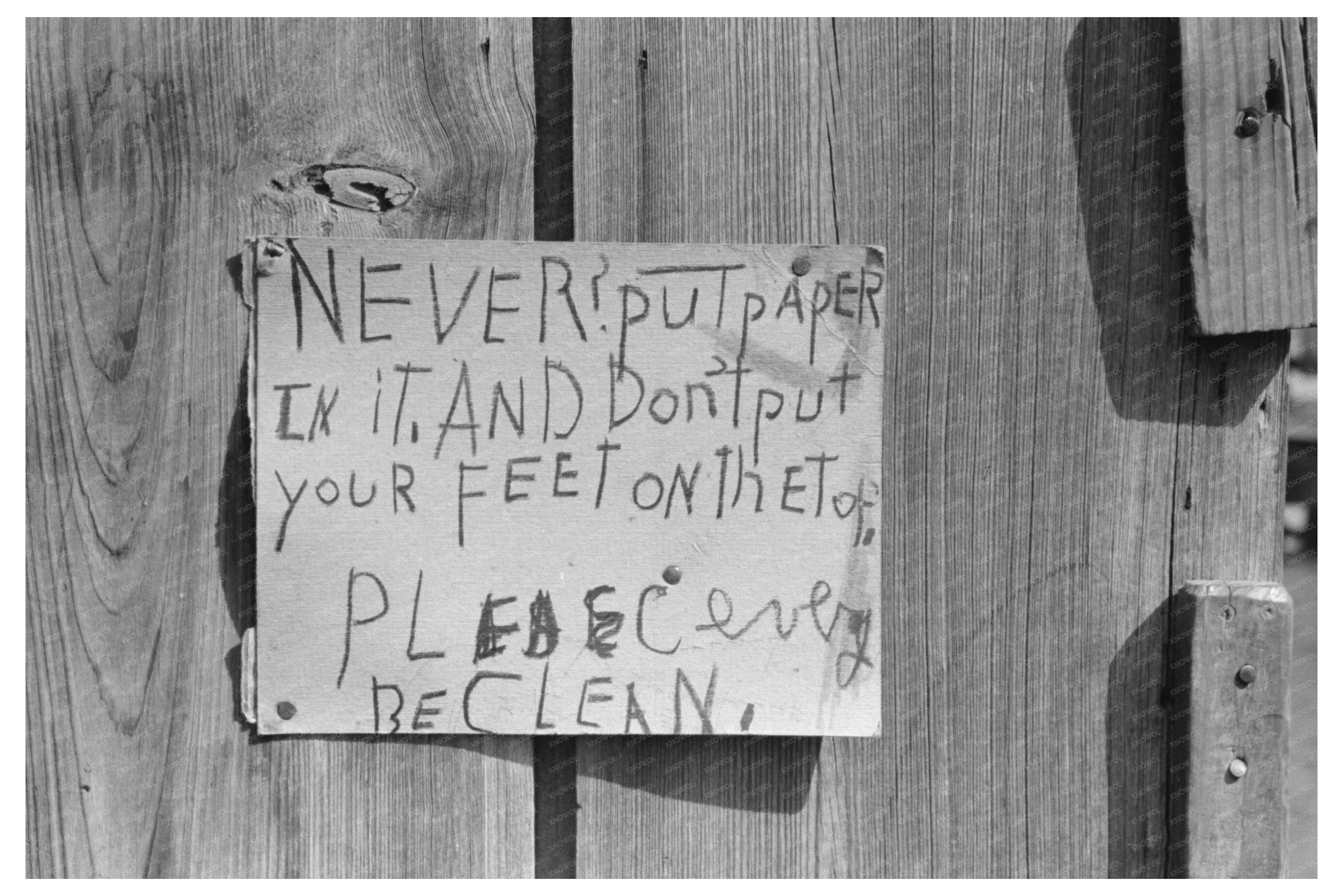 Vintage Sign in San Antonio Texas 1939