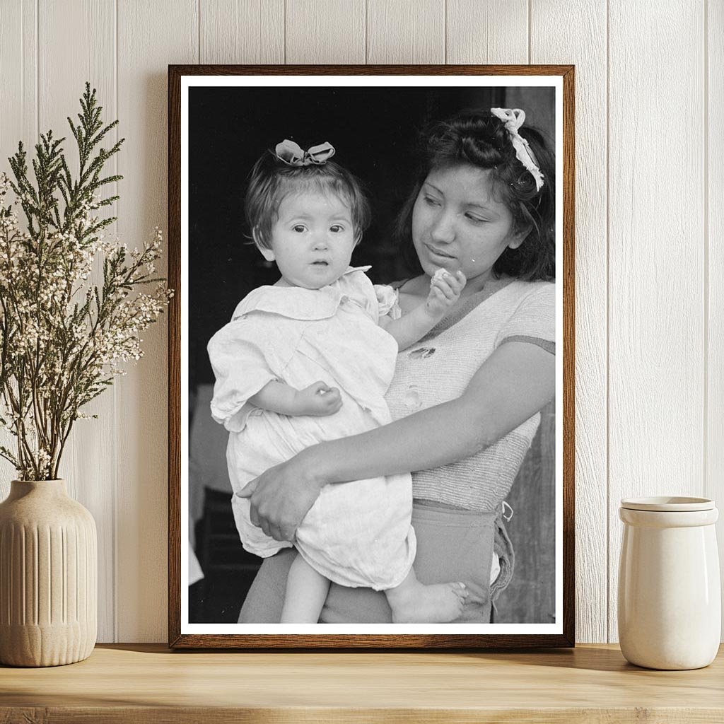 Mexican Baby and Sister in San Antonio 1939