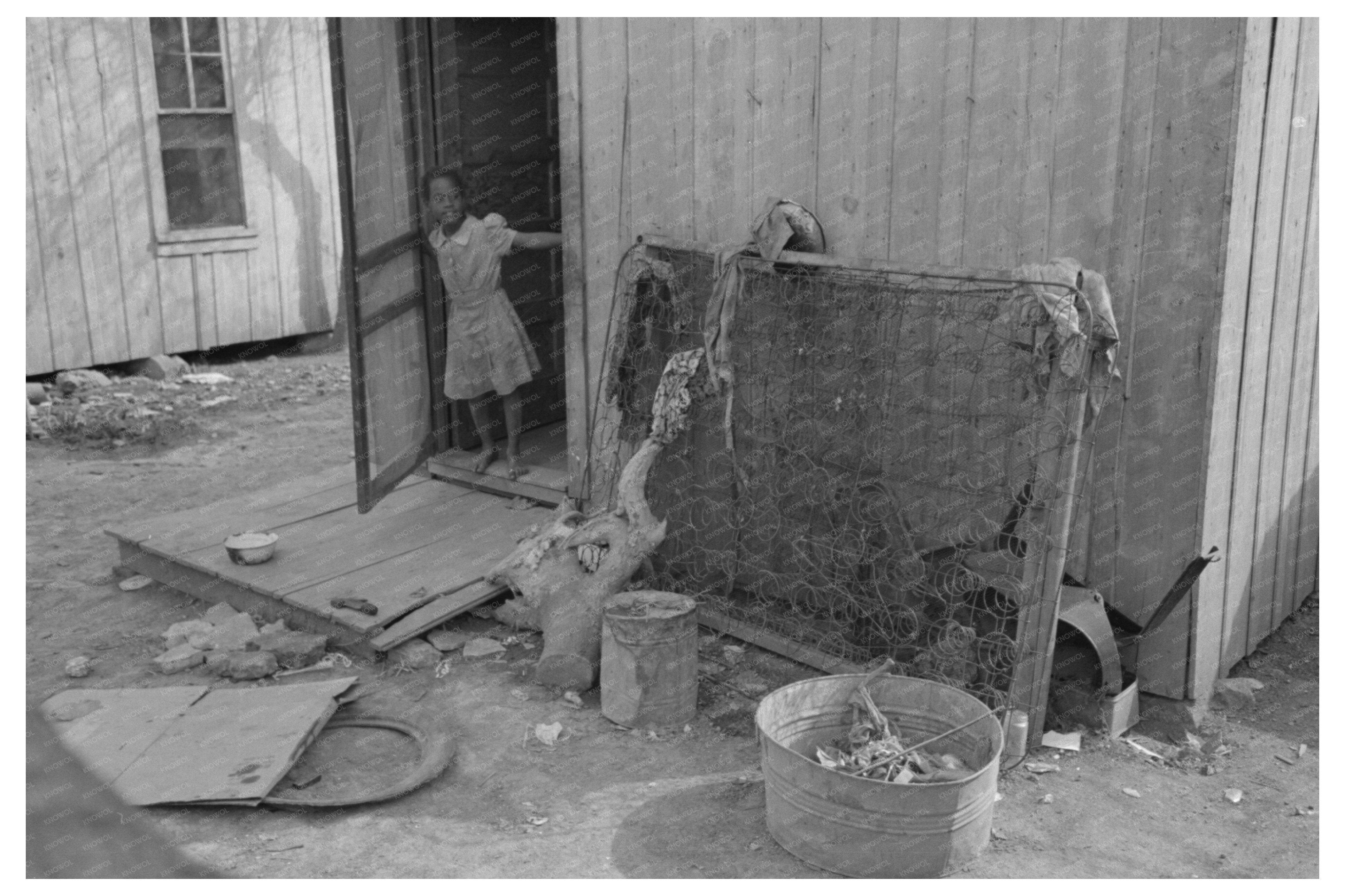 Back of Dwelling in San Antonio Texas 1939