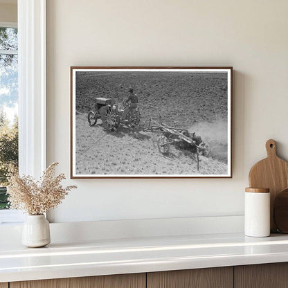 Tractor and Plow Breaking Virgin Soil El Indio Texas 1939