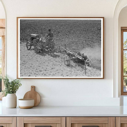 Tractor and Plow Breaking Virgin Soil El Indio Texas 1939