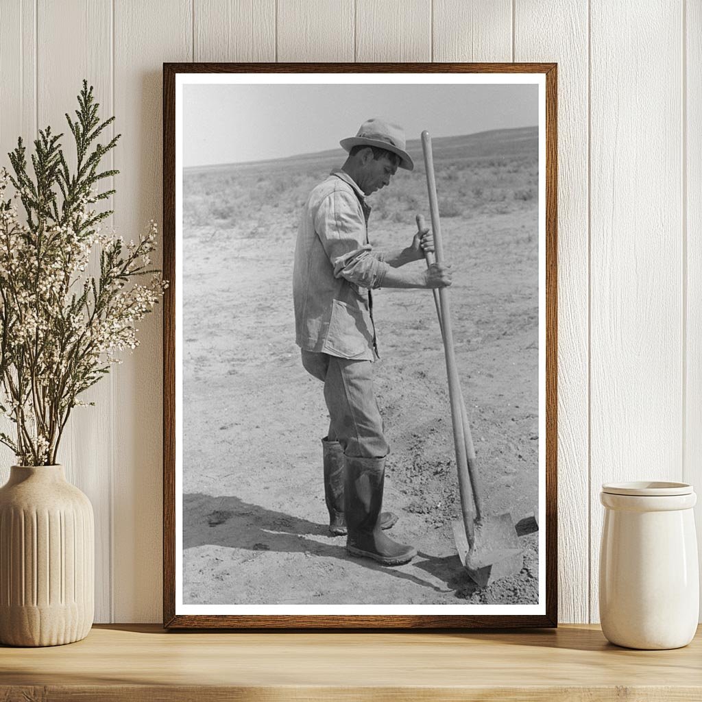 Irrigation Worker Eagle Pass Texas March 1939