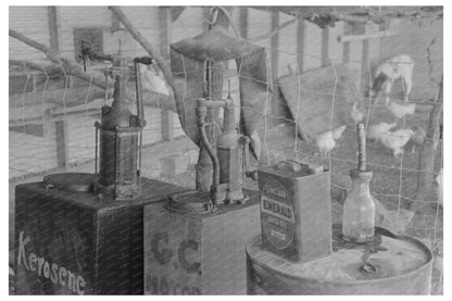 Kerosene and Motor Oil Farming in El Indio Texas 1939