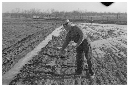 Irrigation in El Indio Texas March 1939 Vintage Photo