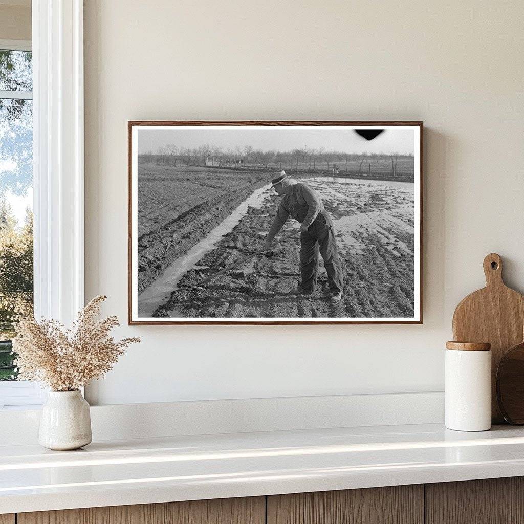 Irrigation in El Indio Texas March 1939 Vintage Photo