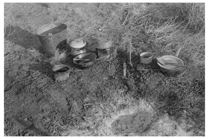 Mexican Cooking Utensils in El Indio Texas 1939