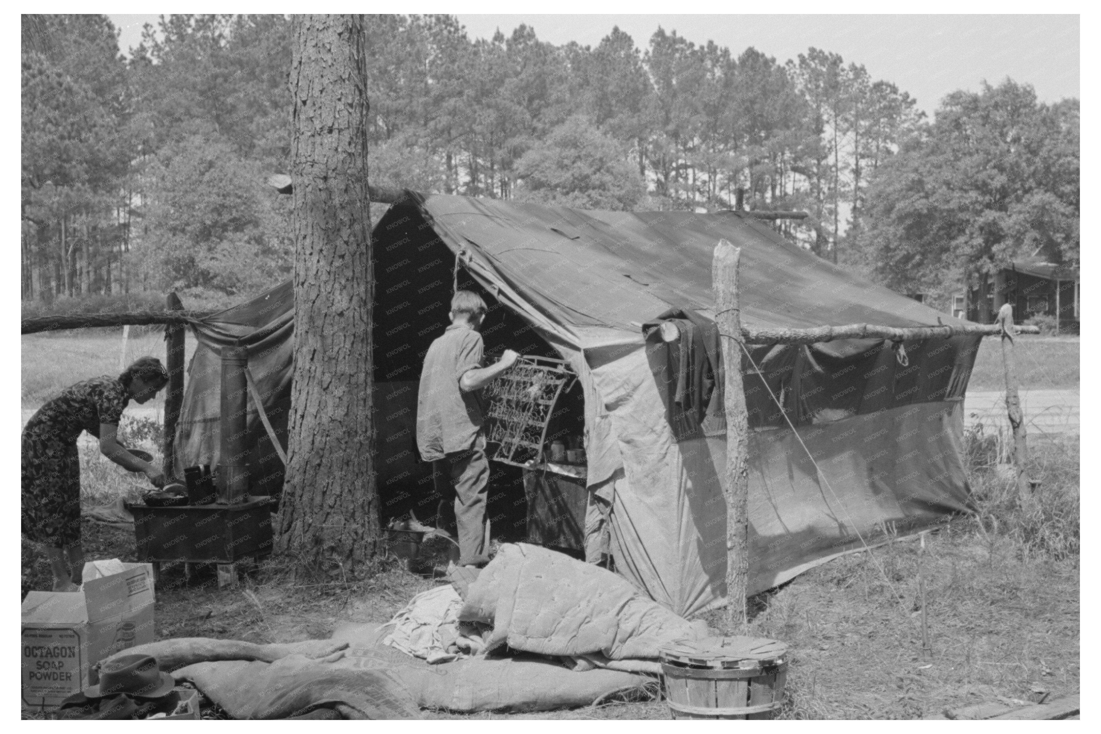 Migratory Strawberry Pickers in Hammond Louisiana 1939