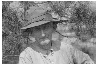 Farm Owner in East Texas April-May 1939 Vintage Image