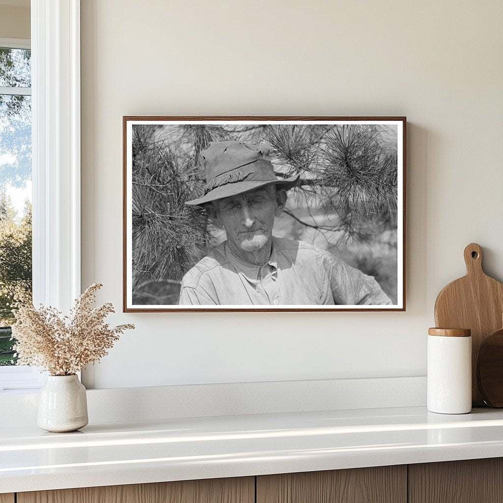 Farm Owner in East Texas April-May 1939 Vintage Image