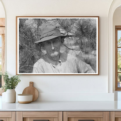 Farm Owner in East Texas April-May 1939 Vintage Image