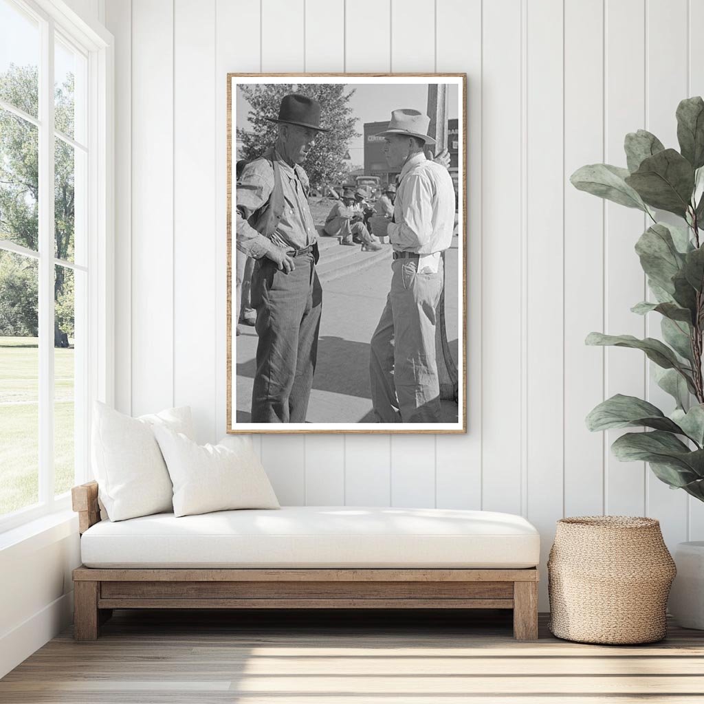 Farmers in Conversation Marshall Texas April 1939