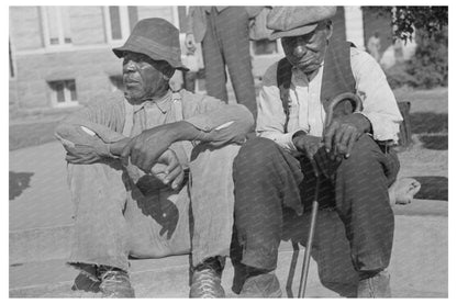 Elderly Men in Marshall Texas April 1939 Historical Photo