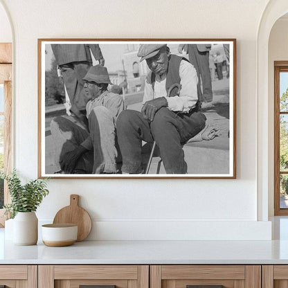 Elderly Men in Marshall Texas April 1939 Vintage Photograph