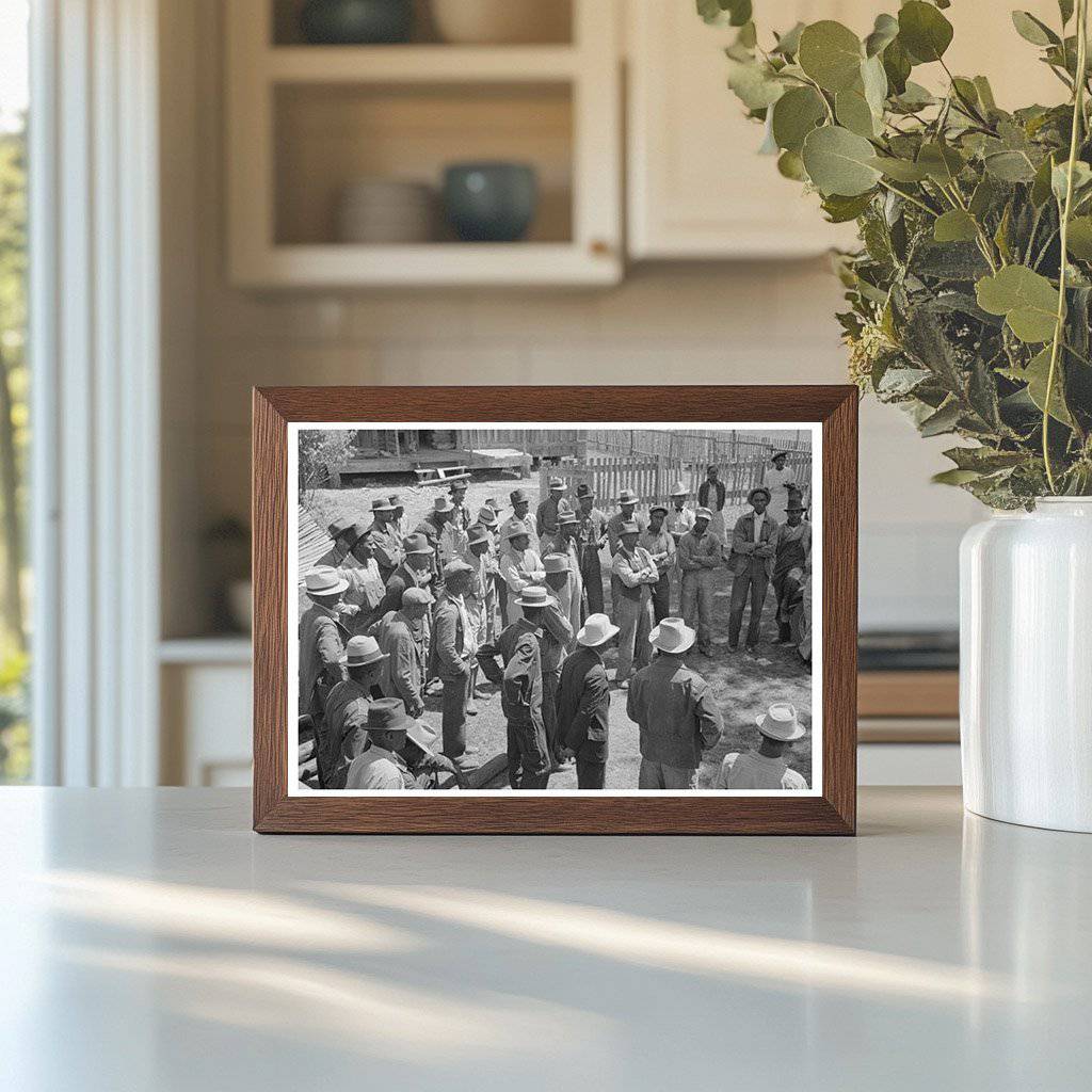 Farm Security Administration Clients Listening at Sabine Farms 1939