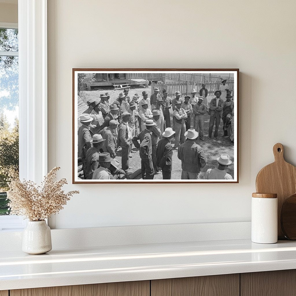 Farm Security Administration Clients Listening at Sabine Farms 1939