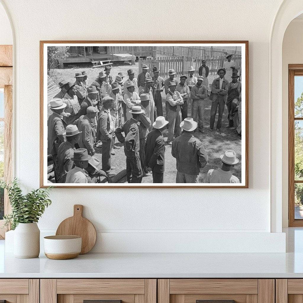 Farm Security Administration Clients Listening at Sabine Farms 1939