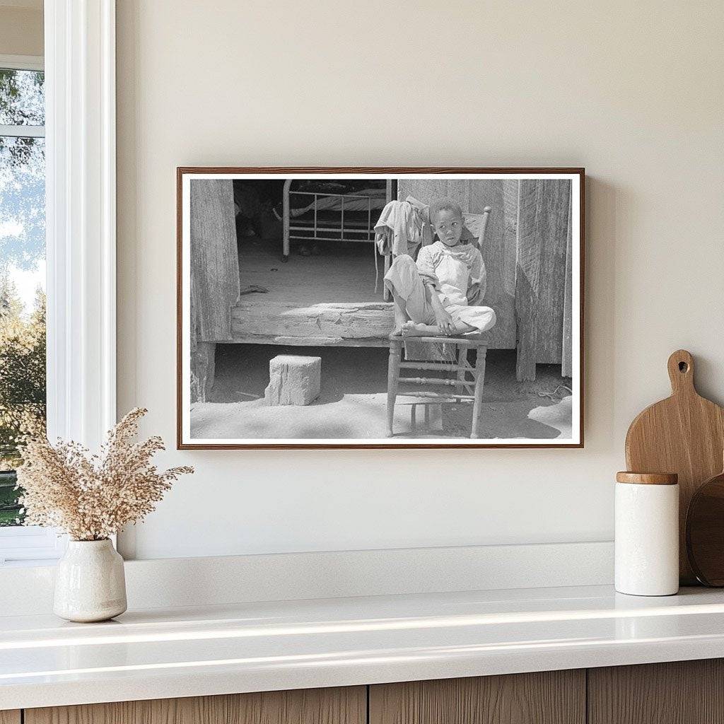 Son of Farmer at Cabin South of Marshall Texas 1939