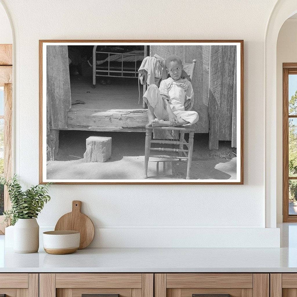 Son of Farmer at Cabin South of Marshall Texas 1939