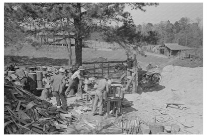 Sawmill Operation for Shingle Production Texas 1939