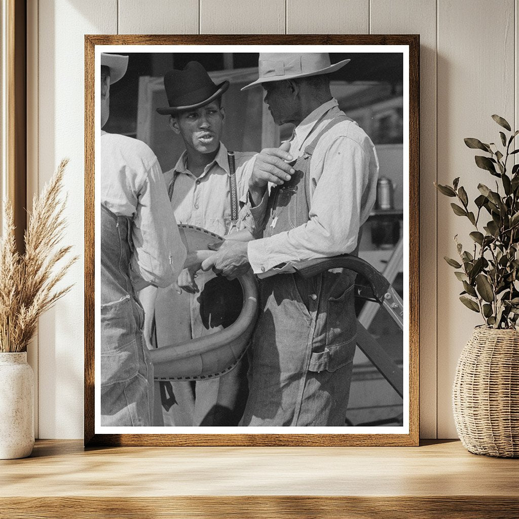 Farmers Conversing in San Augustine Texas April 1939