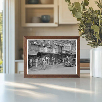 San Augustine Texas Street Scene April 1939