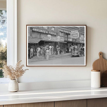 San Augustine Texas Street Scene April 1939