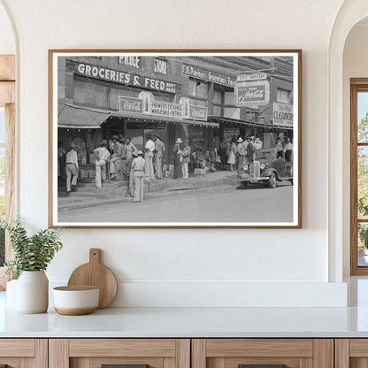 San Augustine Texas Street Scene April 1939